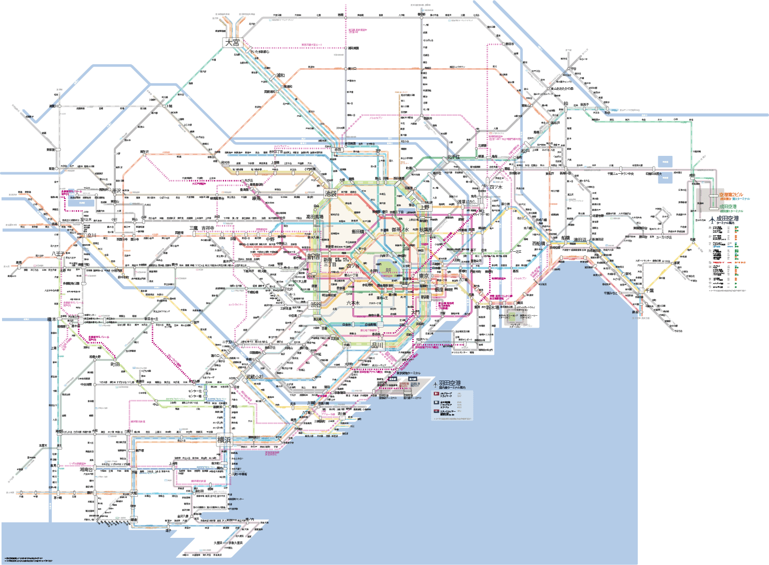 東京路線図