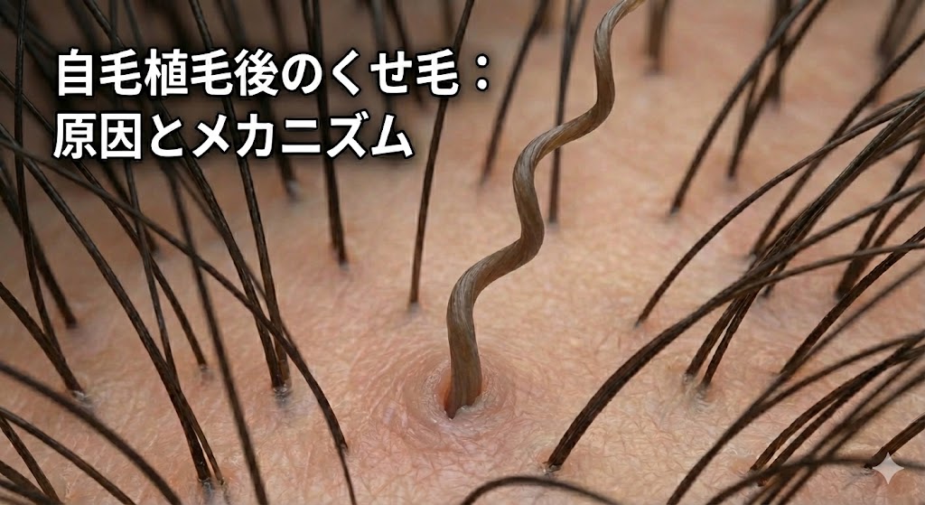 自毛植毛後にくせ毛が出る理由と自然な仕上がりのポイント